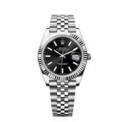 ROLEEX OYSTER DATE JUST BLACK PREMIUM QUALITY WRIST WATCH