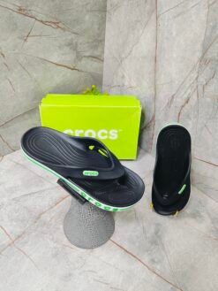 CROC_S BAYABAND BLACK GREEN 1095
